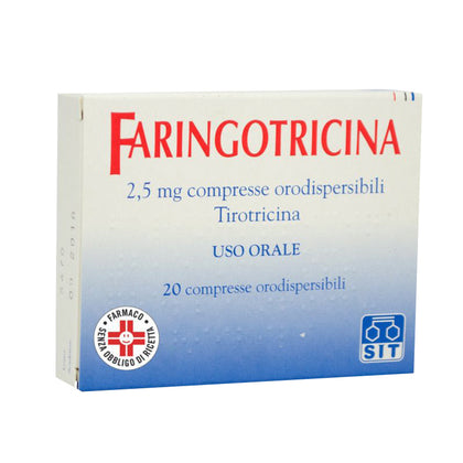 Faringotricina 20 Compresse Orodispersibili 2,5mg