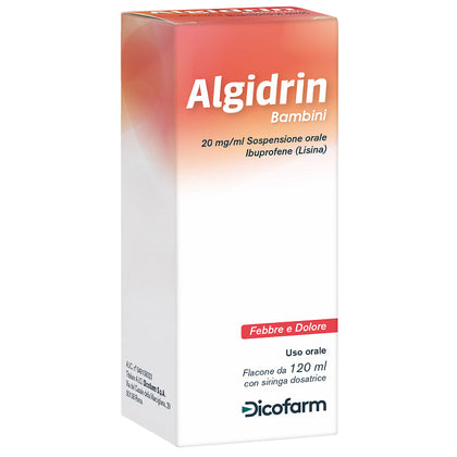 Algidrin Bambini Sospensione Orale 120ml 20mg/ml+siringa