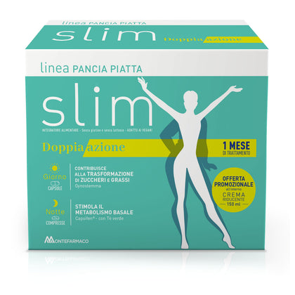 Pancia Piatta Slim 240 Compresse Con Crema Riducente 150 Ml