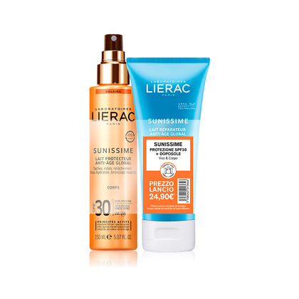 Lierac Sunissime Latte Corpo Spf30 100Ml+ Doposole 100Ml