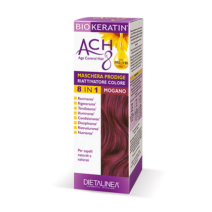 Biokeratin Ach8 Maschera Capelli Riattivatore Colore Mogano