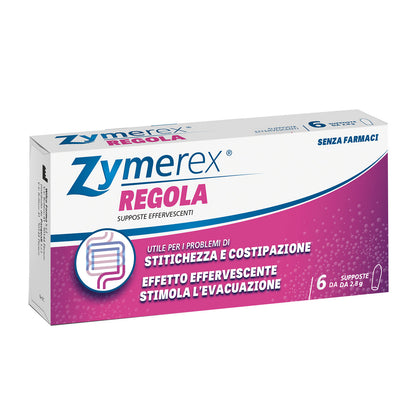 Zymerex Regola Supposte Effervescenti 6 Pezzi