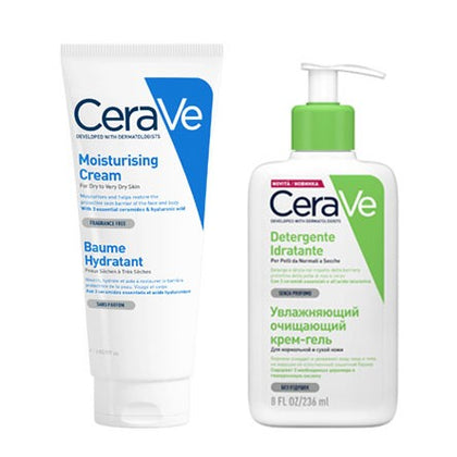 Cerave Crema Idratante+detergente Idratante