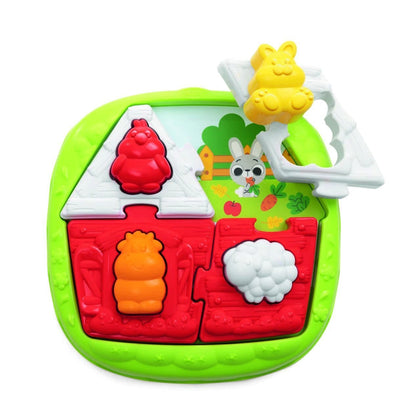 Chicco Gioco 2 In 1 Puzzle Della Fattoria