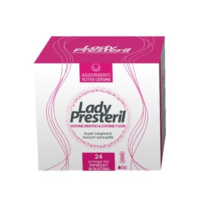 Lady Presteril Cotone Proteggislip Pocket 24 Pezzi