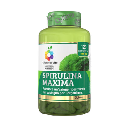 Colours Of Life Spirulina Maxima 120 Compresse