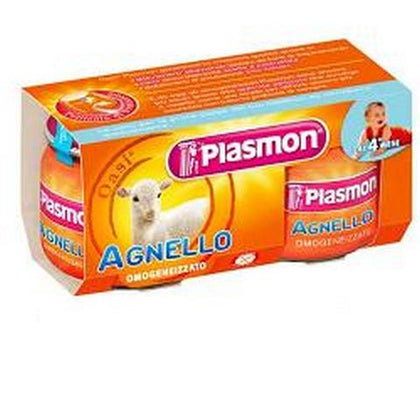 Plasmon Omogeneizzato Agnello 80gx2 Pezzi