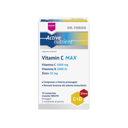 Dr Theiss Active Nutrient Vitamin C Max 30 Compresse