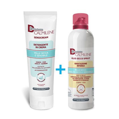 Dermovitamina Calmilene Sensicream + Olio Secco Spray