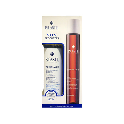 Rilastil Olio Elasticizzante + Xerolact Olio Detergente