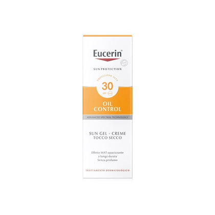 Eucerin Oil Control Sun Gel Crema Tocco Secco Spf 30 50Ml