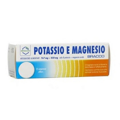 Magnesio E Potassio Bracco Dompe' 12 Compresse Effervescenti