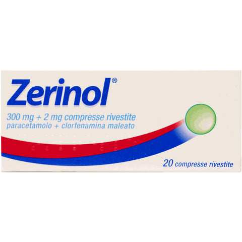 Zerinol 20 Compresse Riv 300mg+2mg