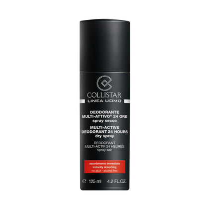 Collistar Uomo Deo Multi-ativo 24h Spy Secco 125ml