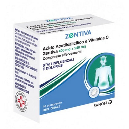 Acido Acetilsalicilico Vit C Zen 10 Compresse