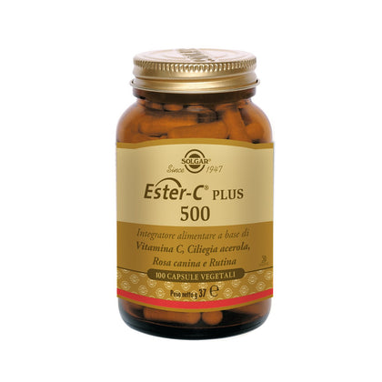 Ester C Plus 500 100 Capsule Veg