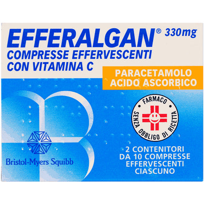 Efferalgan 20 Compresse Effervescenti 330+200mg