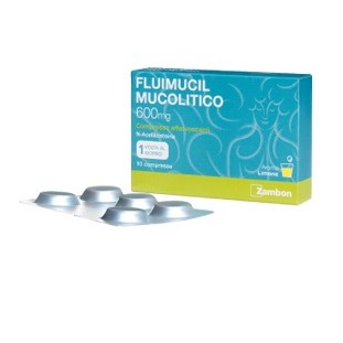 Fluimucil Mucolitico 10 Compresse Effervescenti 600mg