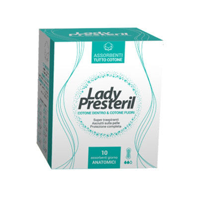 Lady Presteril Assorbenti Anatomici Giorno Pocket 10 Pezzi