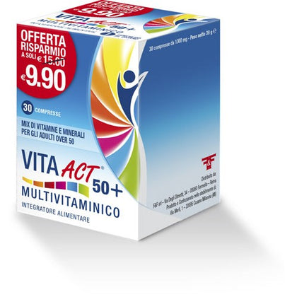 Vita Act 50+ Multivitaminico 30 Compresse