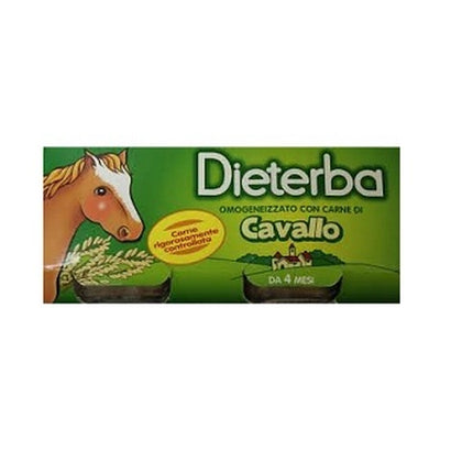 Dieterba Omogeneizzato Cavallo 3 Pezzi 80g