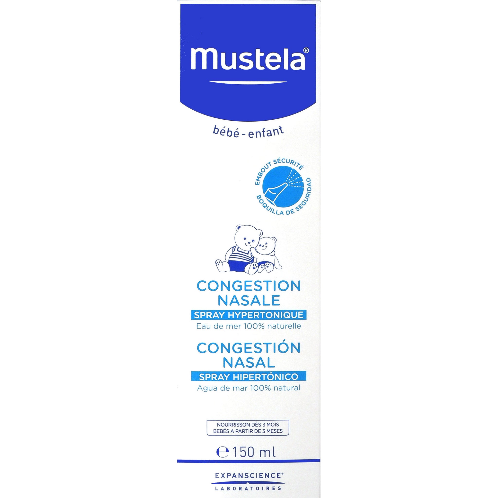 Mustela Spray Ipertonico Igiene Nasale