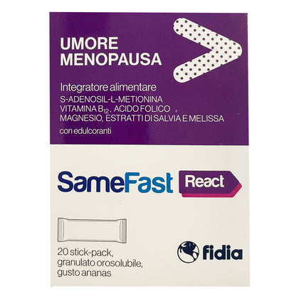 Samefast React Umore Menopausa 20 Stick Pack