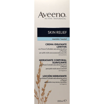 Aveeno Crema Lenitiva Mentolo