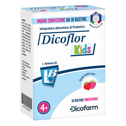 Dicoflor Kids 18 Bustine Orosolubili