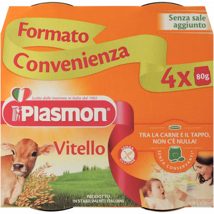 Plasmon Omogeneizzato Vitello 4x80g