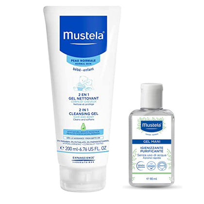 Mustela Gel Detergente 2 In 1+gel Igienizzante Mani