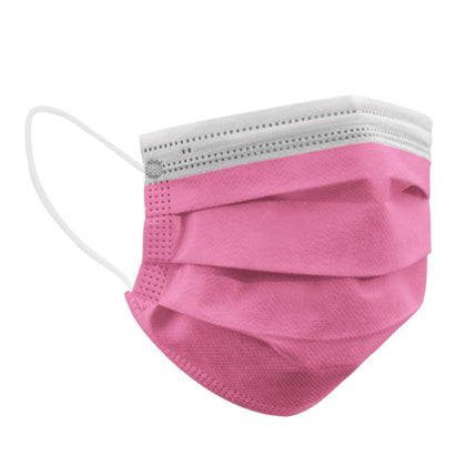 Mascherina Chirurgica Bambini Colorata Rosa Fluo 10 Pezzi