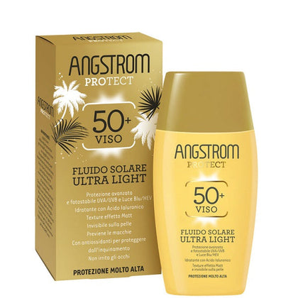 Angstrom Protect Fluido Solare Viso Ultra Light Spf50+ 40Ml