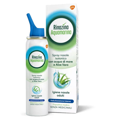 Rinazina Aquamarina Spray Nasale Isotonico Intenso 100ml