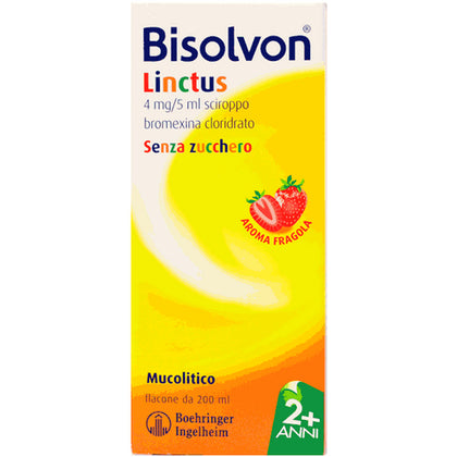 Bisolvon Sciroppo Flacone 200ml Fragola