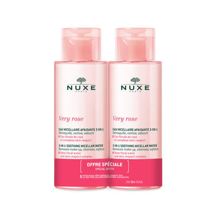 Nuxe Very Rose Acqua Micellare Lenitiva 2 In 1 2x400ml