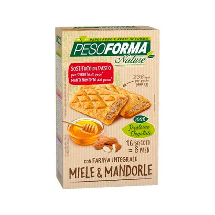Pesoforma Biscotto Integrale Miele E Mandorle 16 Pezzi