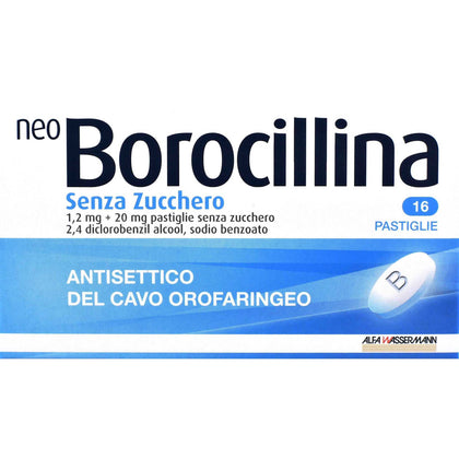 Neoborocillina 16 Pastiglie Senza Zucchero