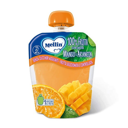 Mellin 100% Arancia E Mango Con Vitamina C 90g
