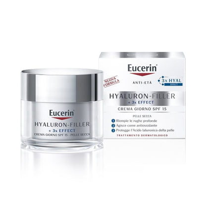 Eucerin Hyaluron-filler 3d Effect Giorno Spf15 Pelli Secche