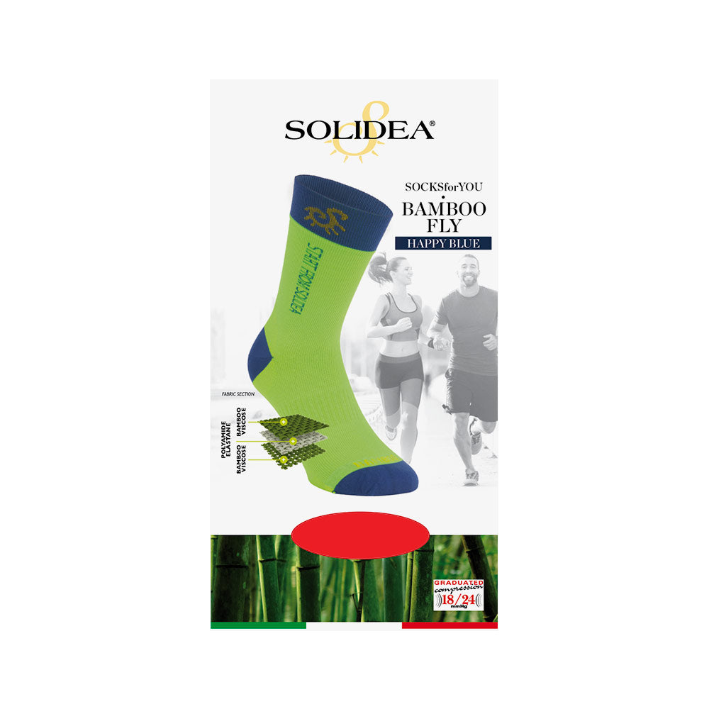 Solidea Socks For You Fly Happy Blue Taglia L Colore Rosso
