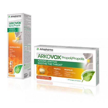 Arkovox Propoli Spray + Compresse Miele Limone