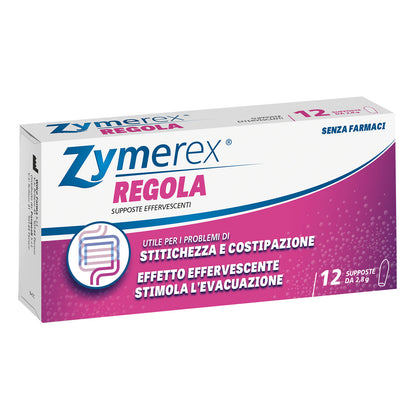 Zymerex Regola Supposte Effervescenti 12 Pezzi
