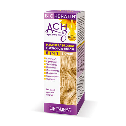 Biokeratin Ach8 Maschera Capelli Riattivatore Colore Biondo
