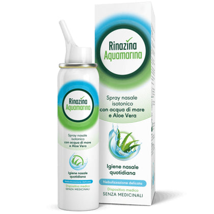 Rinazina Aquamarina Spray Nasale Isotonico Delicato 100ml