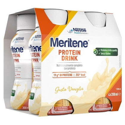 Meritene Drink Vaniglia 4 Pezzi 200ml