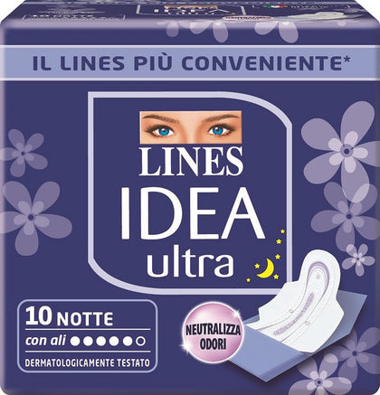 Idea Ultra Notte C/ali 10 Pezzi