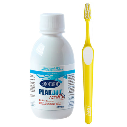 Emoform Plak Out Active Collutorio 0,12% 200ml + Spazzolino