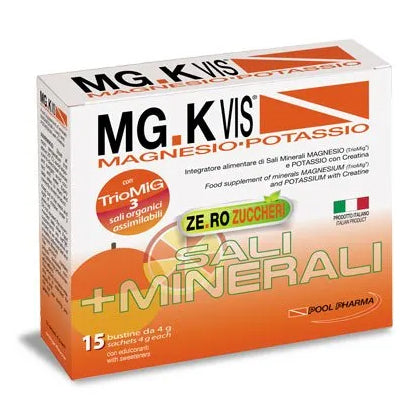 Mg Kvis Magnesio E Potassio Orange Zero Zuccheri 15 Bustine