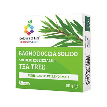 Colours Of Life Bagno Doccia Solido Con Tea Tree 80g